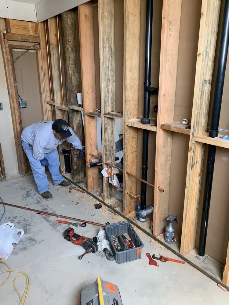Commercial rough-in plumbing for Gas Line Repair in Lincolnton